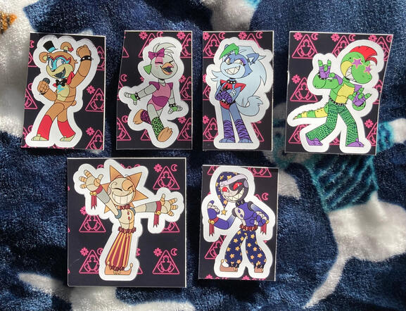five nights at freddy's stickers _ meta the meta
